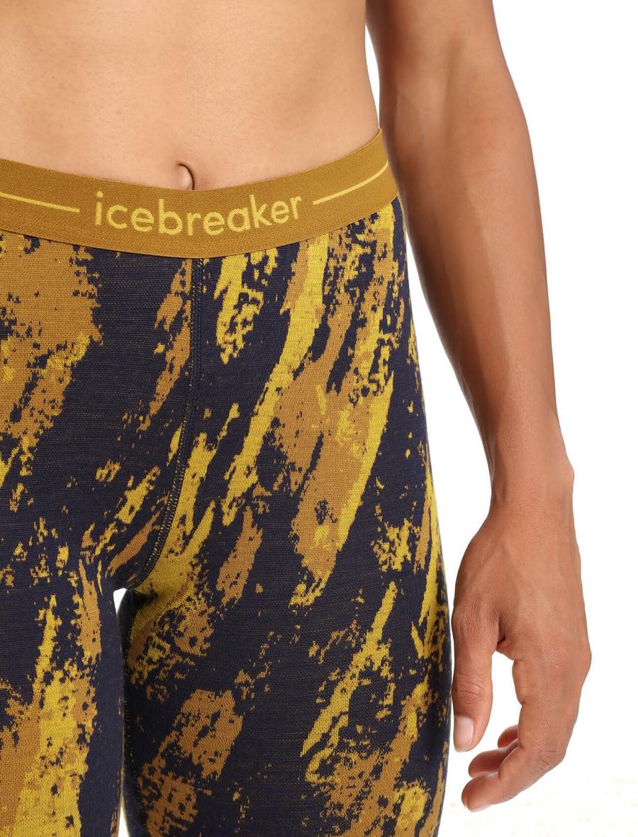 Icebreaker Merino 250 Vertex Leggings Sedimentary Naisten Base Layers Kultaiset | FI 1843ZUTG